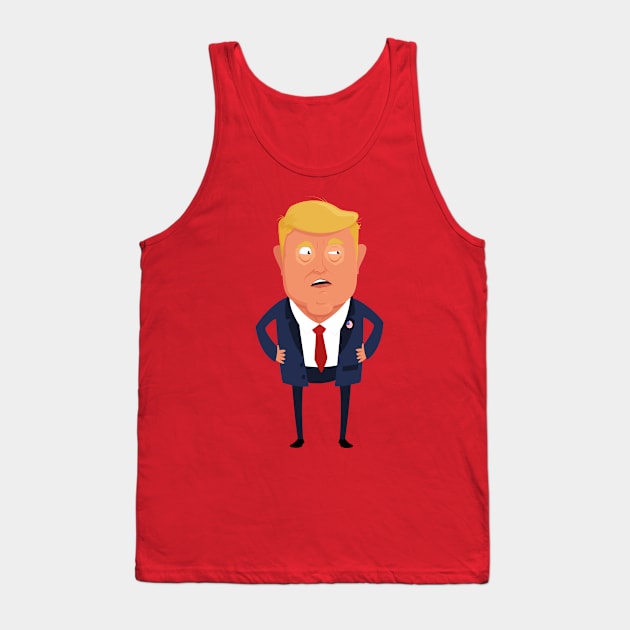 Donald Trump Tank Top by Mako Design 